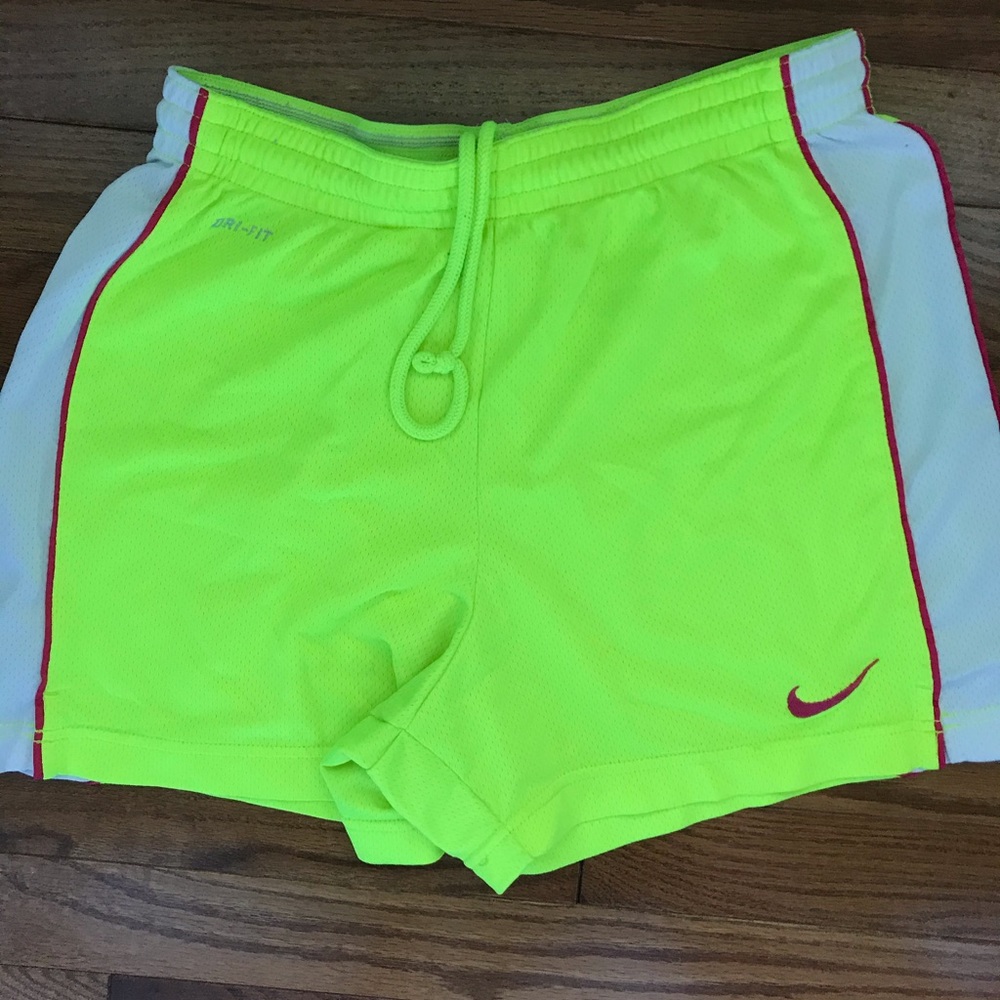 NEON YELLOW/LIME GREEN Nike shorts